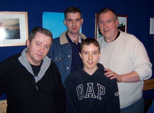 Clive Duffin, with brother Colin and son Billy