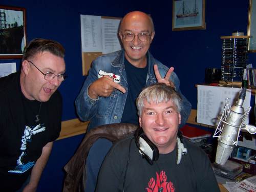 Clive, Rockin' Jan, and Radio Caroline DJ Clive Garrard