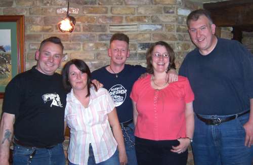 Darren, Louise, Carl, and Eirwyn with Dell