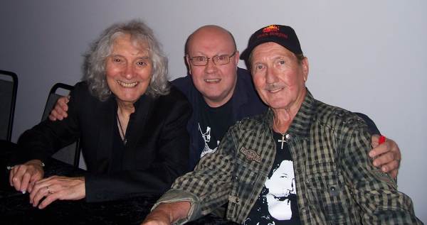 Denis Reed with Albert Lee and James Burton