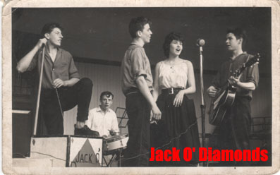 Patti Brook's first band, Jack-o-Diamonds