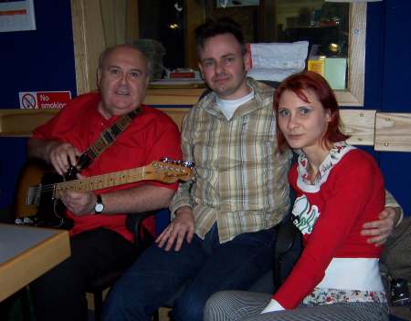 Howard and Anya of 'Raucous Records' and Jay Chance