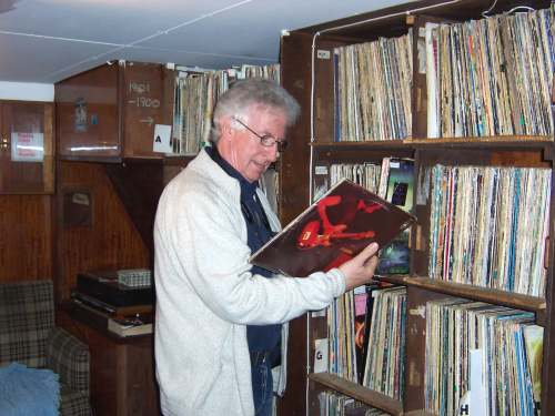 John Fisher in the Record Library