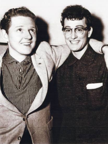 Tony and Buddy Holly.