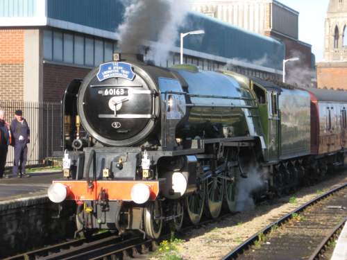 Steam locomotive 'Tornado' at Gloucester